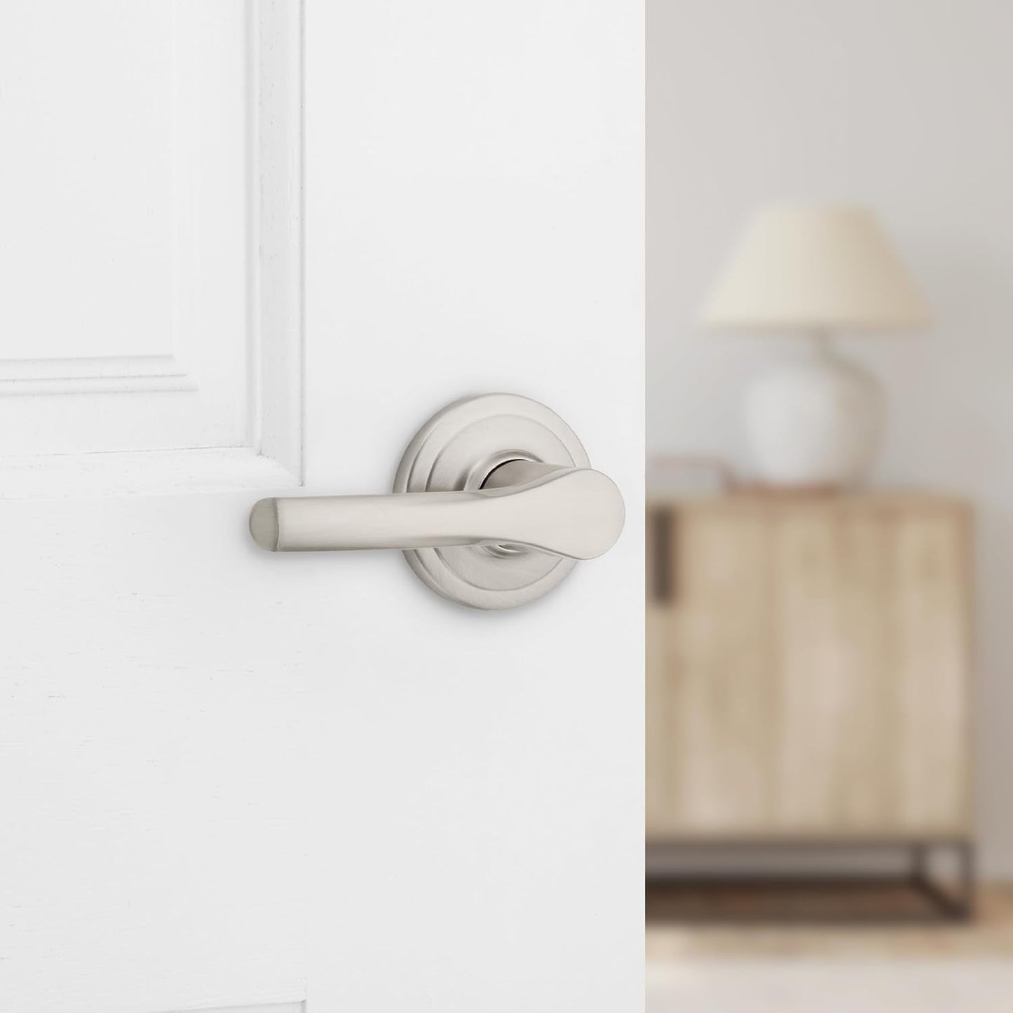 Manija puerta interior Henley níquel satinado pack 4