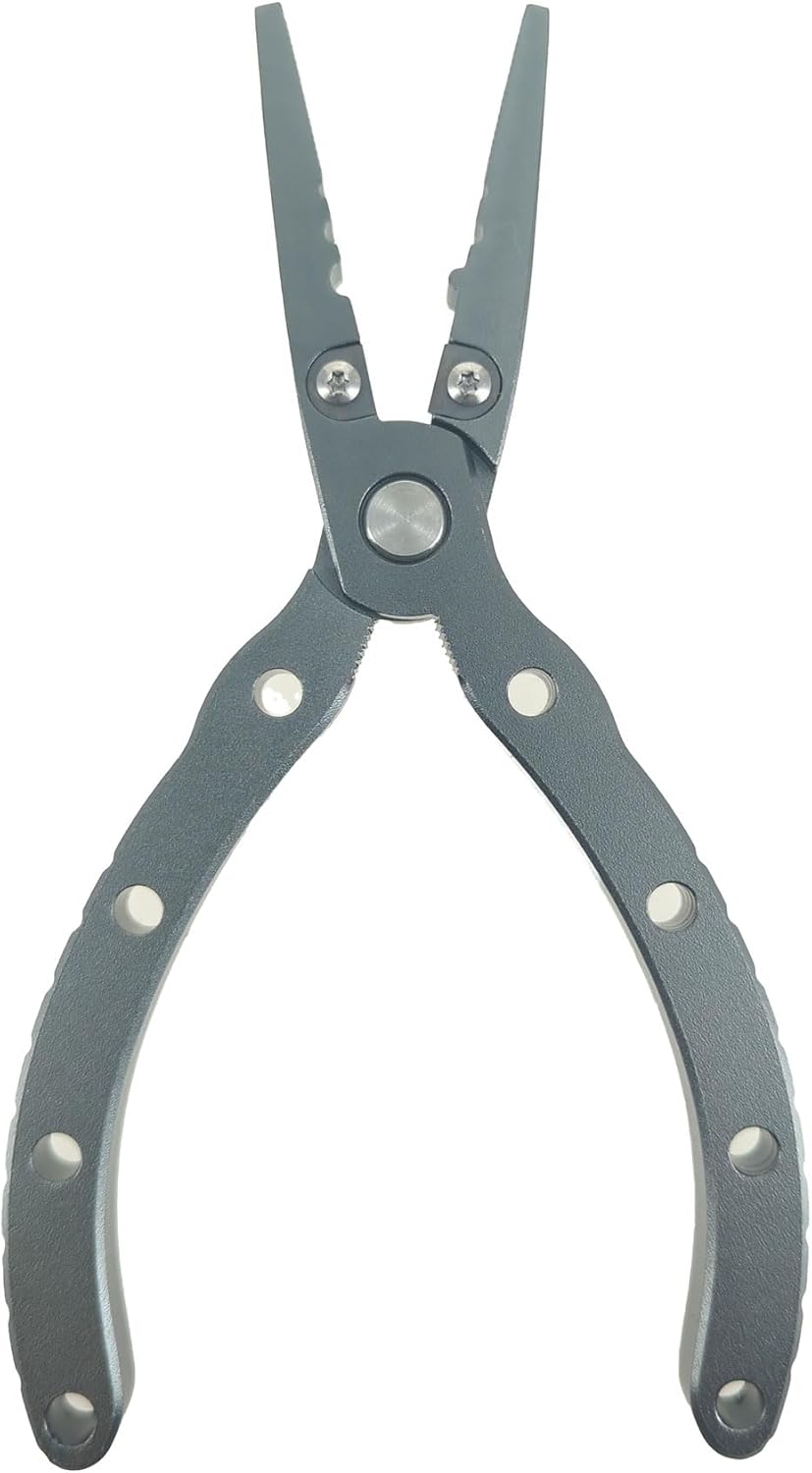 Alicates pesca resorte aluminio 6.5" cortador tungsteno