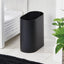 Cubo basura acero inox 1.98gal negro colección Mirri