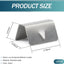 12 Clips Parabrisas Acero Inox 0.78x0.59pulg