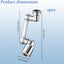 2 Extensores Grifo Giratorio Universal Baño Cocina