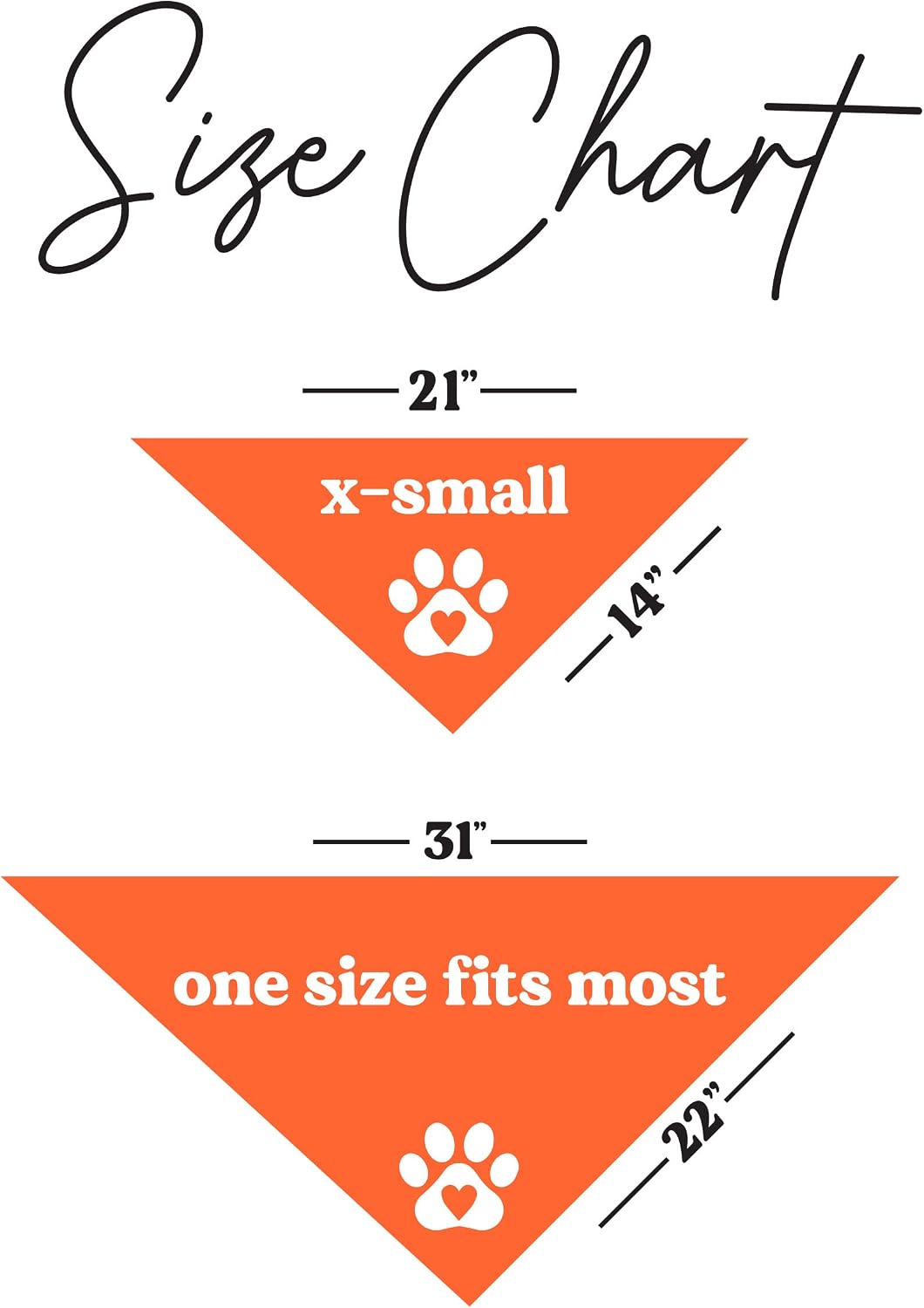 Bandana perro ancla 100% algodón fabricado EE.UU. naranja