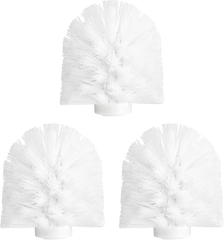 Cabezal cepillo inodoro redondo 0.47pulg blanco
