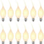 Bombillas velas E12 silicona 7W blanco cálido decorativas