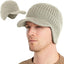 Gorro punto elástico invierno con visera y orejeras hombre