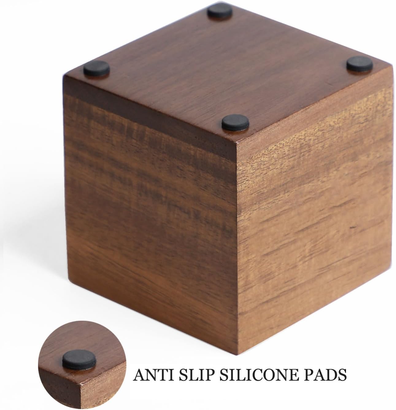 Soporte control remoto madera acacia vintage para 2-3 controles