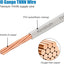 Cable THHN 10 AWG 200pies cobre trenzado forro nailon