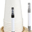 Soporte tazas ranura marcador madera cocina