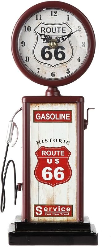 Reloj manto Route 66 cuarzo silencioso marrón/rojo 13 1/2