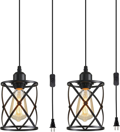 Lámpara colgante industrial para cocina y salón
