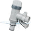 Kit adaptador manguera piscina suelo con válvula y soporte