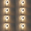 Luz Nocturna LED Blanca Cálida Sensor Amanecer 8 Pzas
