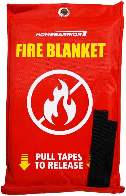 Manta ignífuga contra incendios 39x39pulg para emergencias