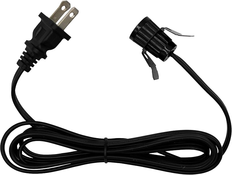 Cable luz negra navideña pack 10