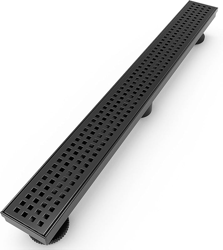 Drenaje ducha 72pulg rectangular SUS304 negro mate