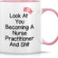 Taza blanca cerámica graduación enfermera 11oz