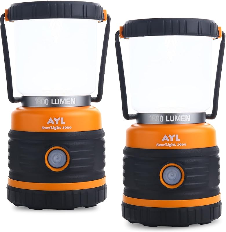 Linterna LED camping 1800LM 4 modos luz emergencia