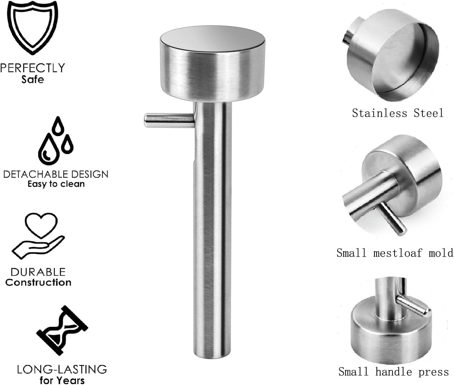 Cuchara y bola para falafel acero inox antiadherente