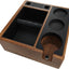 Caja nogal soporte apisonador Breville cafetera espresso