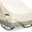 Silla mecedora Papasan resistente impermeable cremallera blanco gris