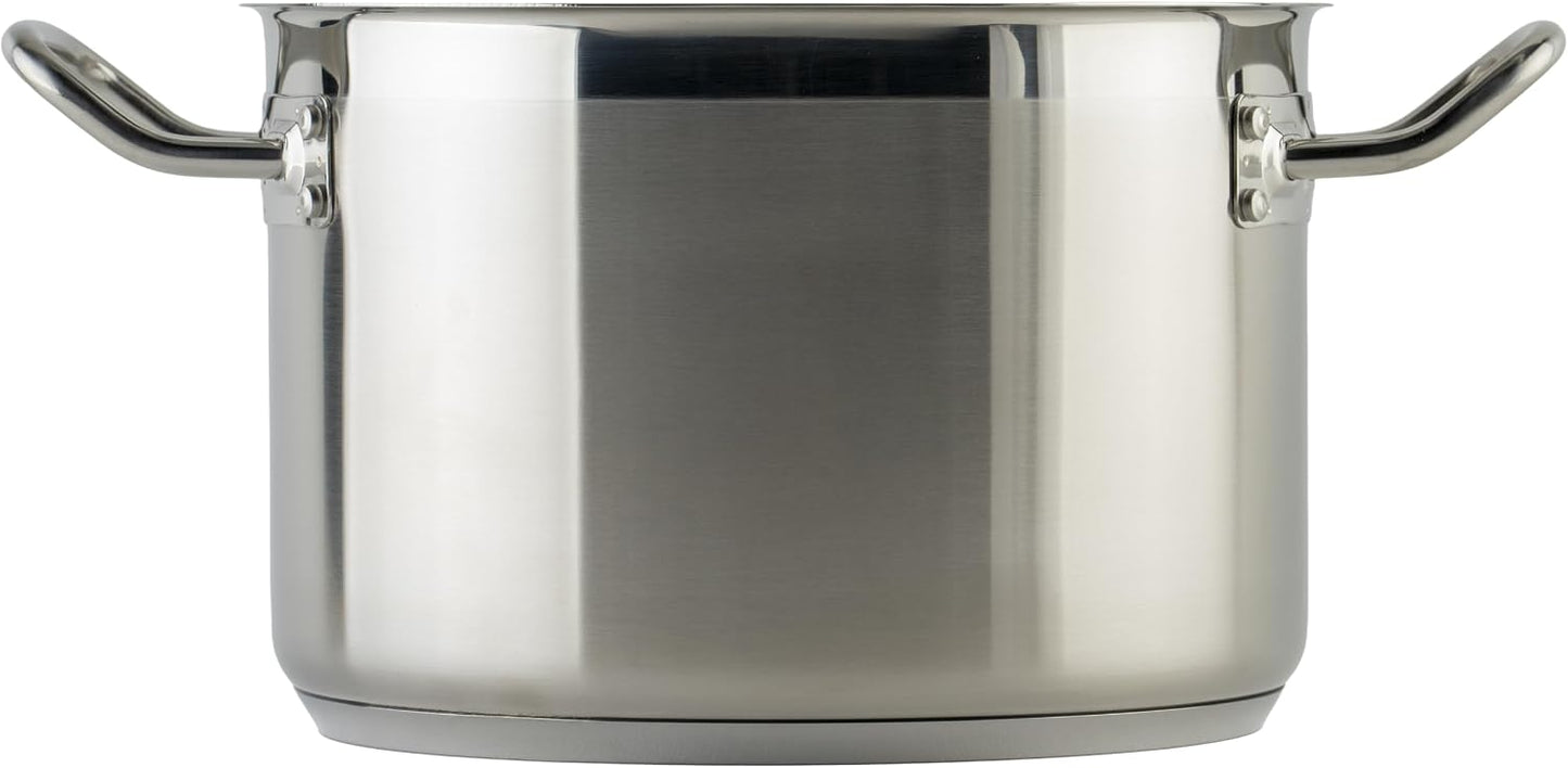 olla stock acero inox 8qt con tapa