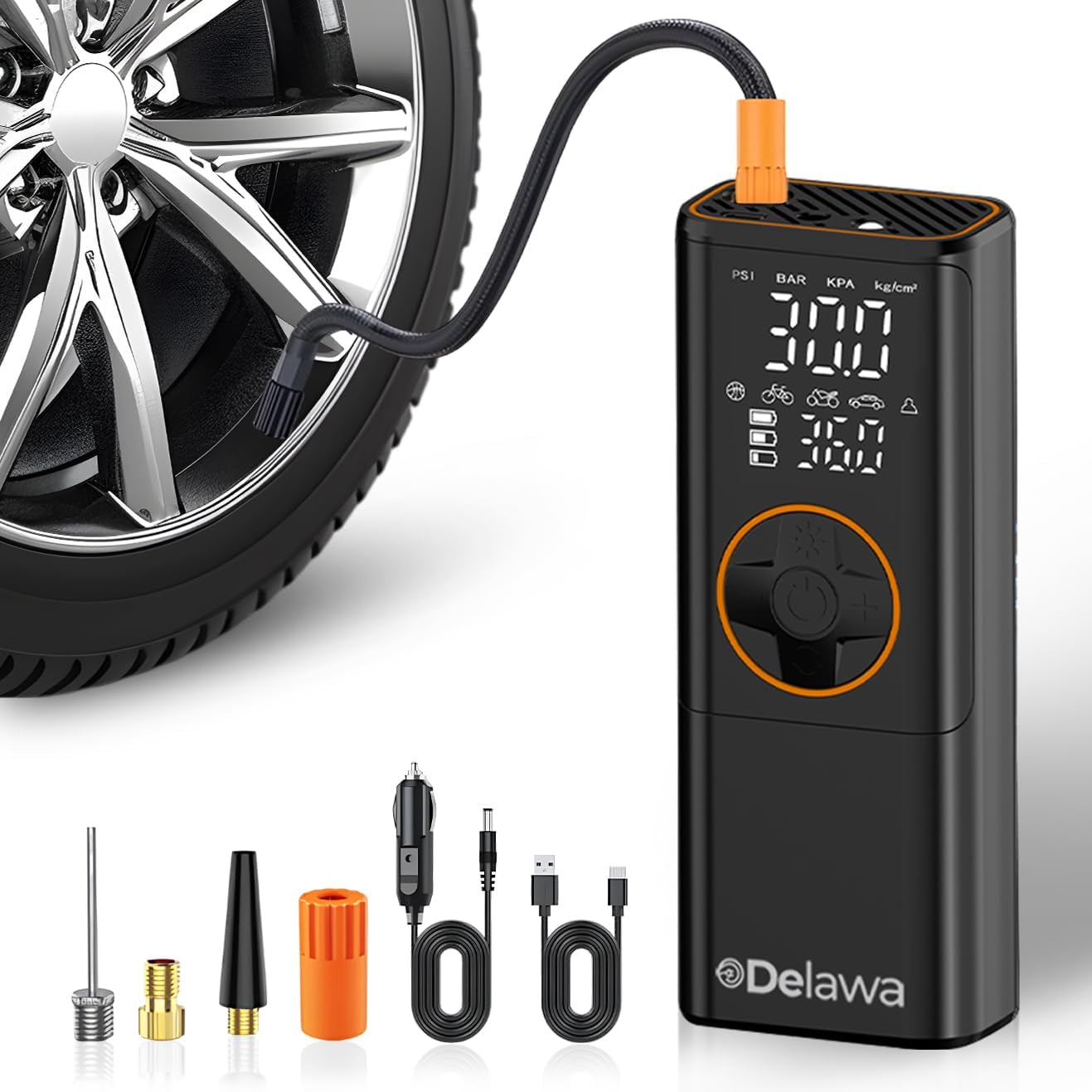 Compresor aire 150PSI inflador neumáticos silencioso