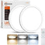 2 Luces LED Techo Sensor Movimiento Control Remoto 2400lm