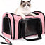 Transportador mascotas suaves lados plegable resistente 15lb