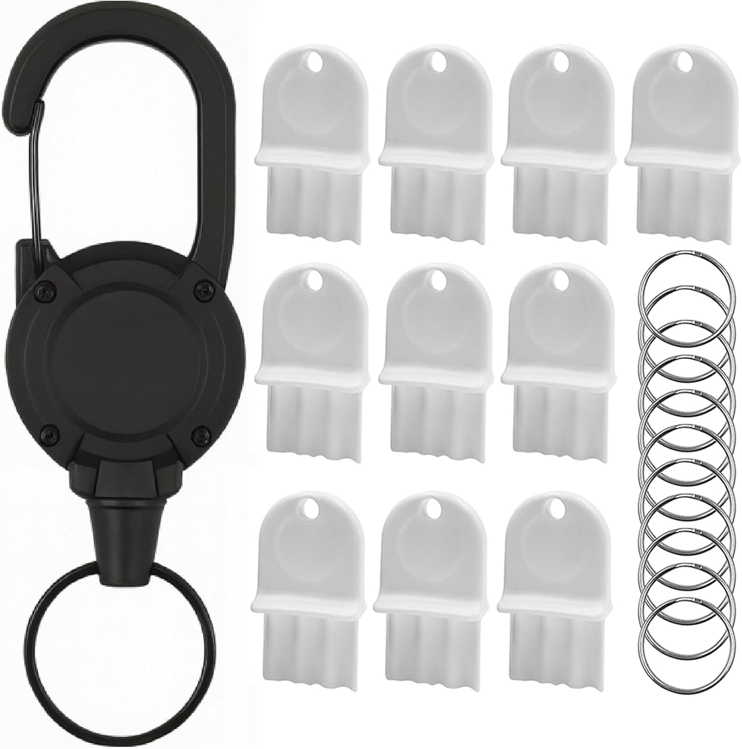 Llave gofre x10 pzas llavero plástico universal