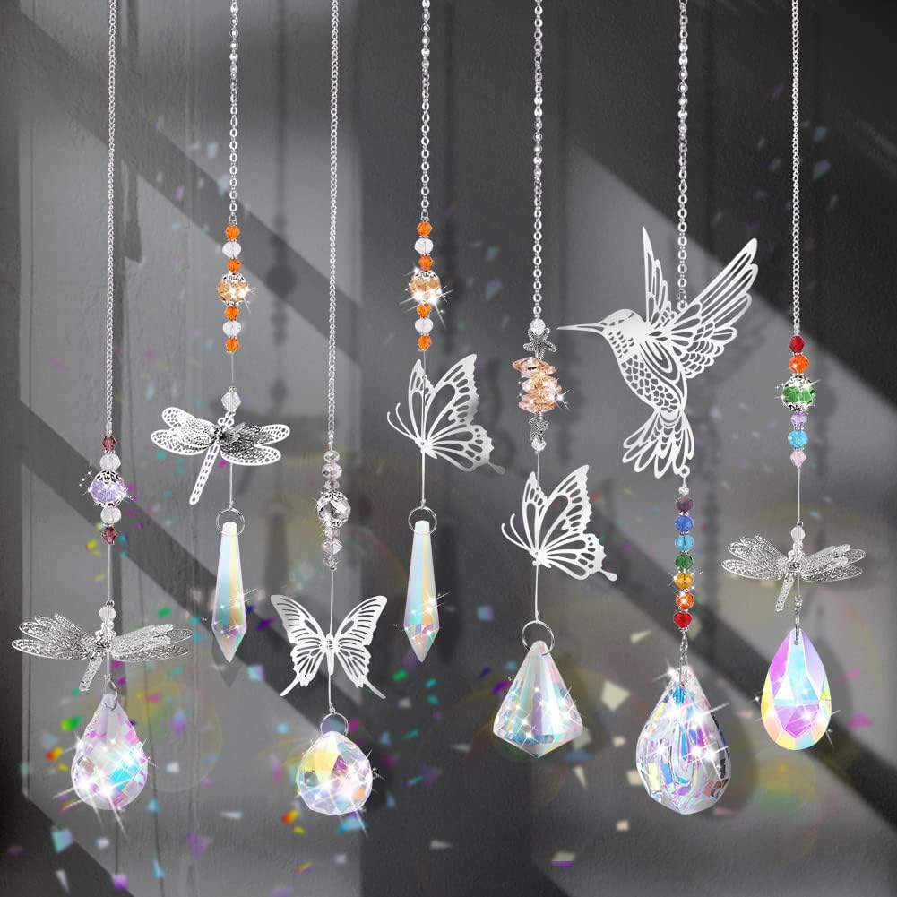 Atrapasoles cristal colgantes arco iris hogar oficina