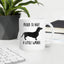 Taza café perro salchicha 11oz texto inglés divertida