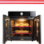 Protectores silicona horno 14pulg resistentes calor rojo