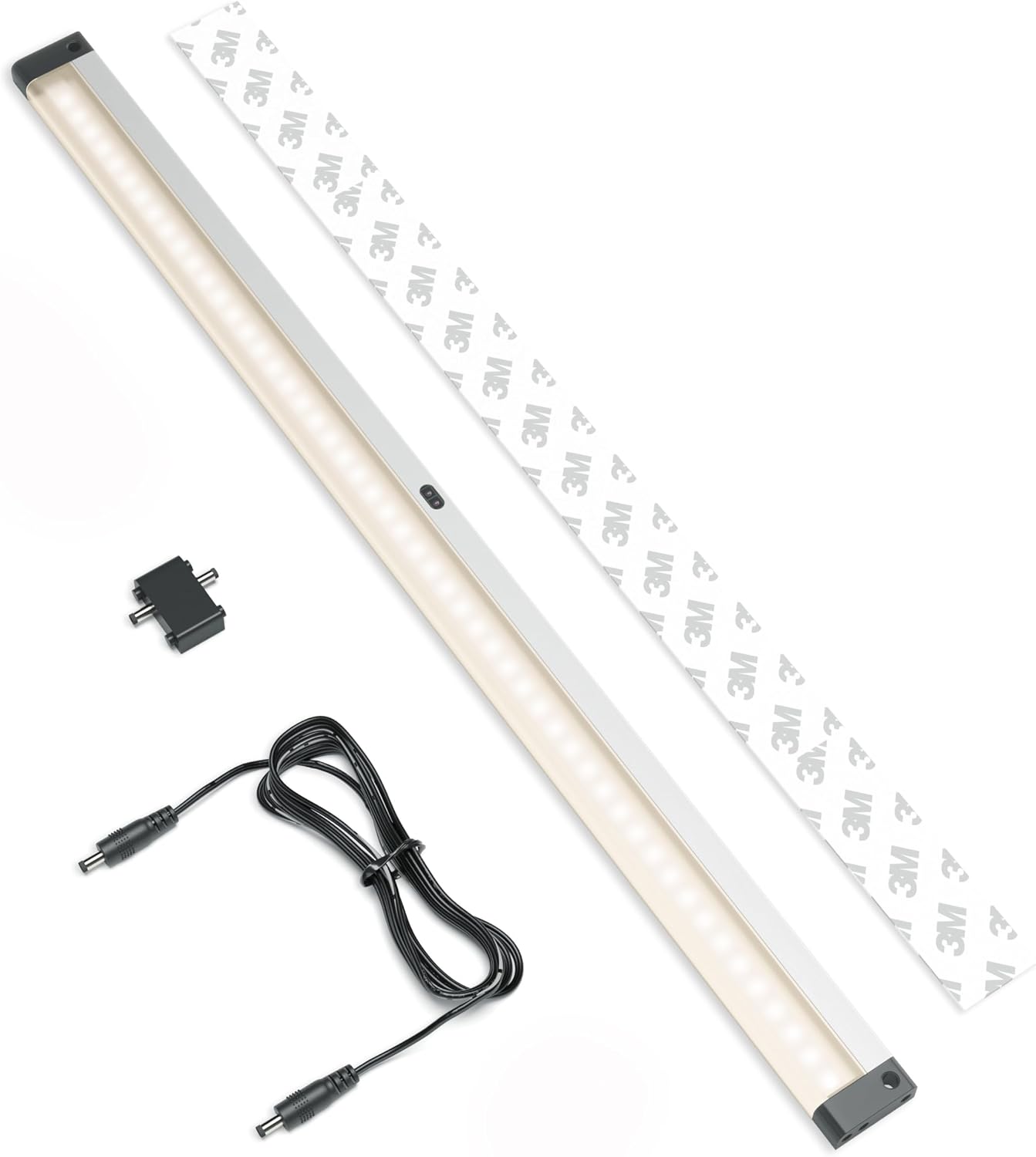 Tira LED 20pulg sensor movimiento negro con accesorios