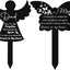 2 Pzas Letreros Metal Decoración Tumba Mamá y Papá