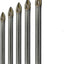 Set 5 Brocas Vidrio Carburo 4 Flautas 1/8-3/8