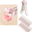 Pinza ropa clips toallas sin rastros set 12 rosas