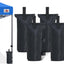 Bolsas arena carpa 150lb set 4 negro sin arena