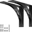 Soportes metal para repisa 24x15pulg carga 1100lb set 2