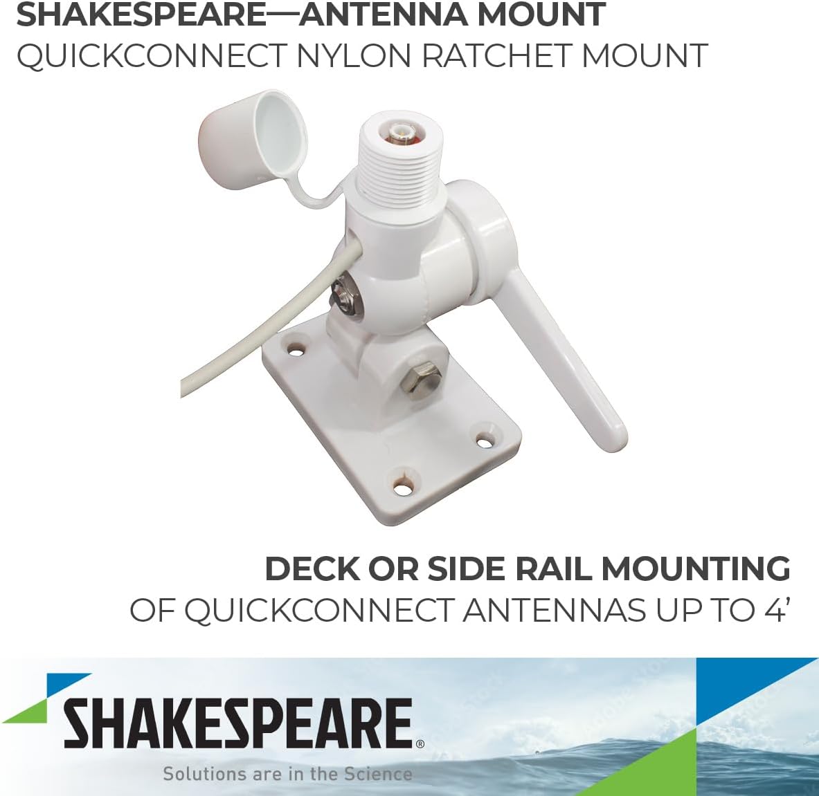 Montaje antena QC con cable nylon