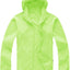 Chubasquero ligero con capucha impermeable otoño 2025