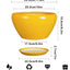 Maceta Cerámica Interior 11" Decorativa con Drenaje