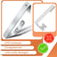 4 Clips Acero Inox para Cortinas Caravana Soportes Laterales