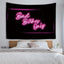 Tapiz decorativo con luz neón para dormitorio 51x60pulg