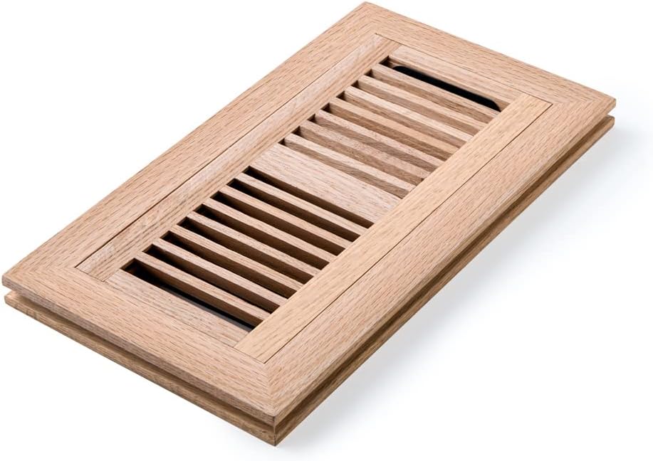 Registro piso madera roble blanco 4x10pulg