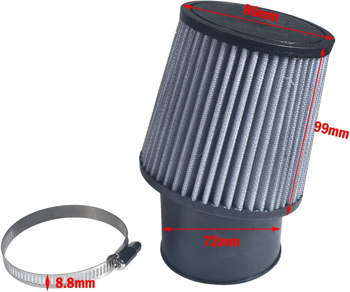 Filtro aire entrada 2.441" para Mini Bike GX160 GX200