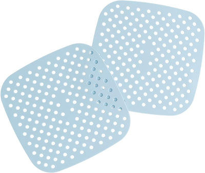 Forros silicona freidora aire 8.5pulg cuadradas pack 2