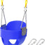 Set columpio patio bebé plástico amarillo