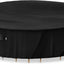 Funda redonda para muebles patio 120x28" 600D impermeable