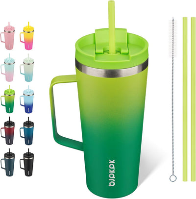 Vaso térmico acero inox con asa 650ml para café viaje