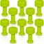 Pestañas redondas granizo 0.315" sin pintura set 10
